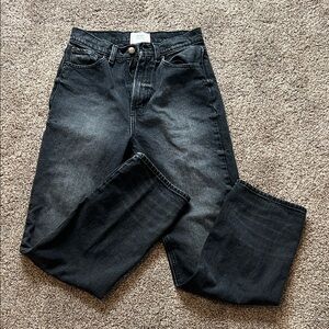 BDG Women's Black Straight Jeans